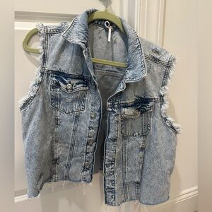Free people Jean vest